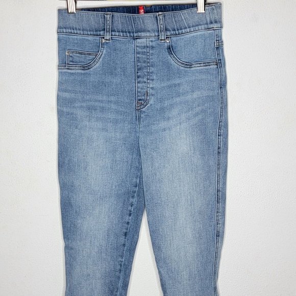 Spanx Small Jean-ish Leggings Light Wash Blue Women's Stretch Skinny S - Picture 3 of 6
